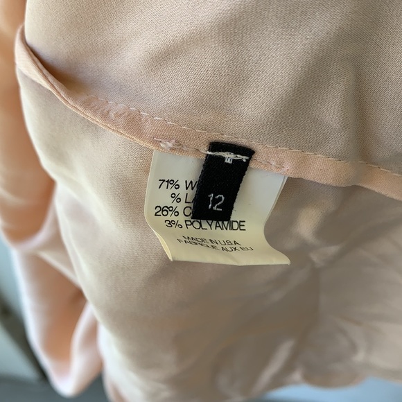 Theory Lined Black Lace Midi Dress sz 12 - Picture 6 of 7